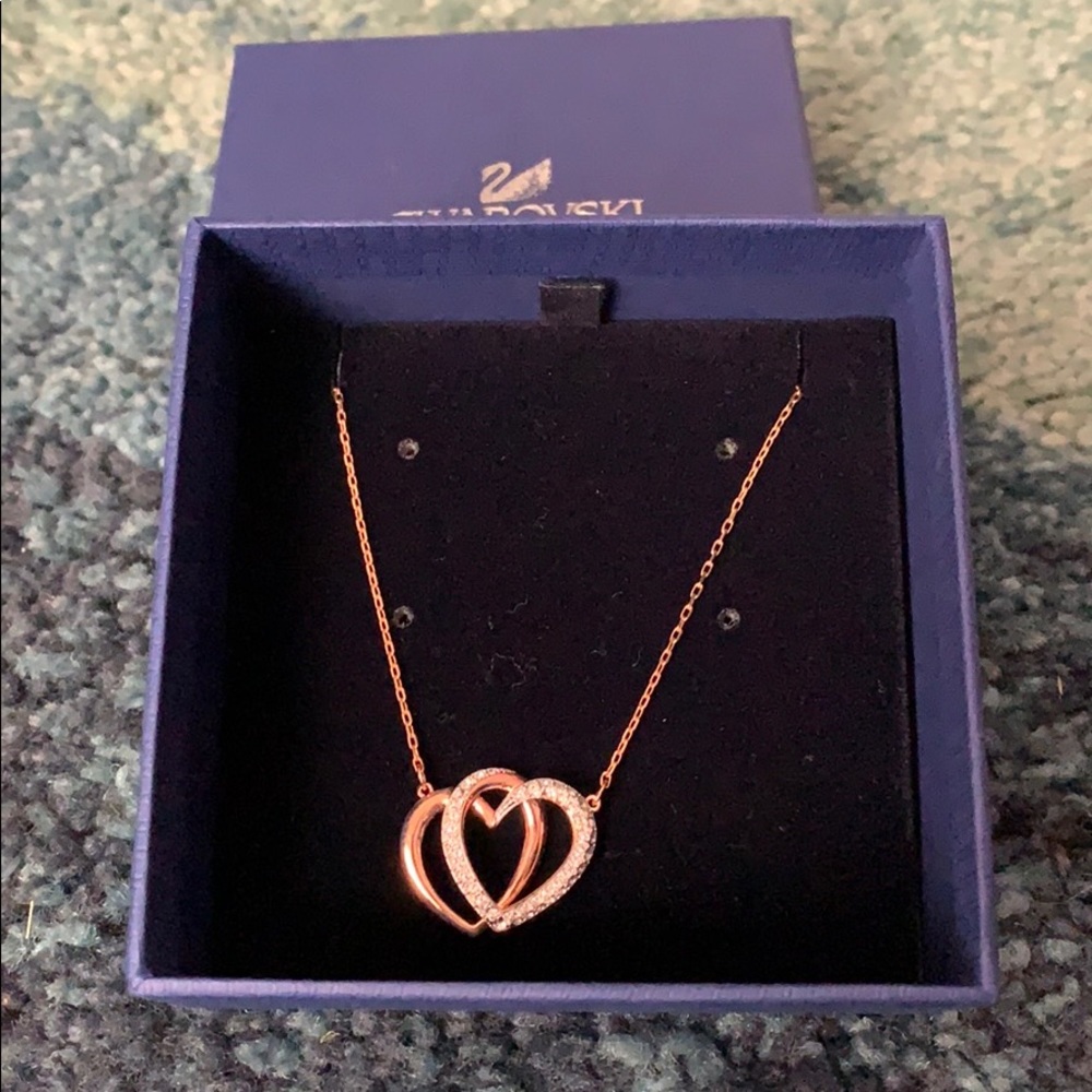 Heart necklace - Rose Gold